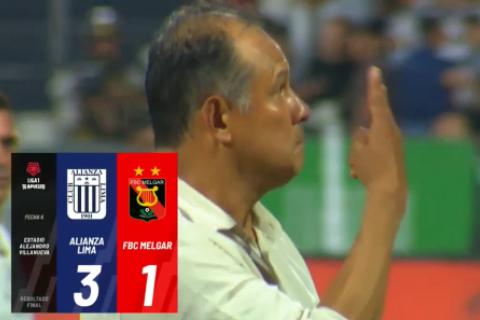 Juan Reynoso polémico gesto Alianza Lima Melgar