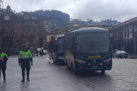 policia turistas cusco