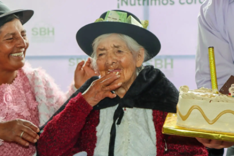 Conoce a Juanita Espinal, la usuaria más longeva de Junín con 116 años