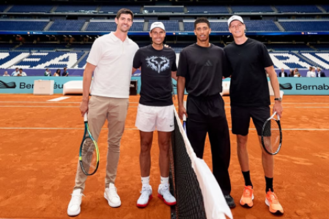 Courtois Nadal Bellingham Sinner Madrid Open