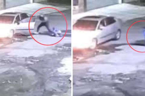 Hombre abandona a su hijo de 5 años en una calle de México