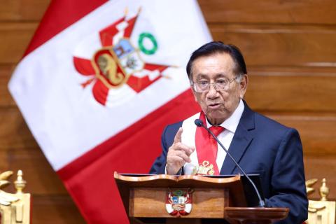 El presidente José María Balcázar respalda votación para este lunes