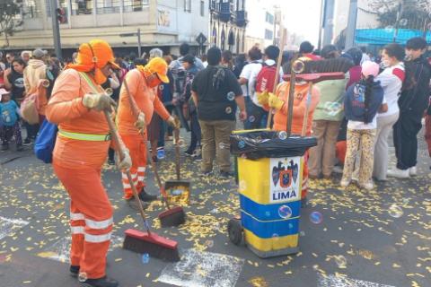 Municipalidad de Lima retiró más de 800 toneladas de basura durante el Jueves Santo