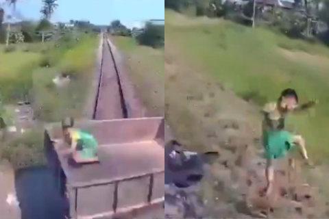 Niño murió tras ser lanzado por los aires por tren que chocó contra camioneta