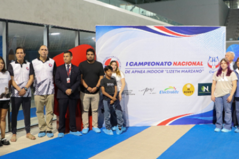 Inauguraron el I Campeonato Nacional de Apnea Indoor “Lizeth Marzano” en la Videna
