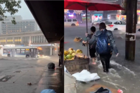 Fuertes lluvias inunda Nueva York, dejando caos y miles de damnificados