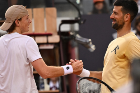Ignacio Buse humillo Novak Djokovic Roma Open
