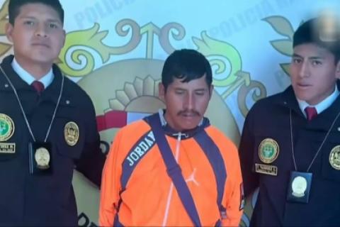 Capturan en Cusco a feminicida buscado en Bolivia