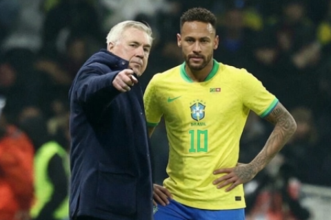 Ancelotti prometió ganar el Mundial 2026 con la Selección de Brasil Neymar