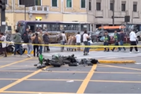 Breña: Motociclista muere tras violento choque contra camioneta en la Av. Alfonso Ugarte