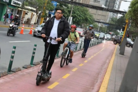 Miraflores: Bicimotos están prohibidas en las ciclovías y deberán circular por la pista