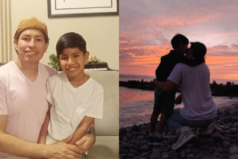 Día del Padre la historia de Karlo Contreras, papá de un niño con hemofilia 