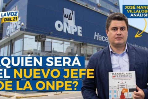 ONPE Jose Manuel Villalobos
