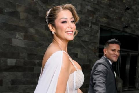 Karla Tarazona y Christian Domínguez