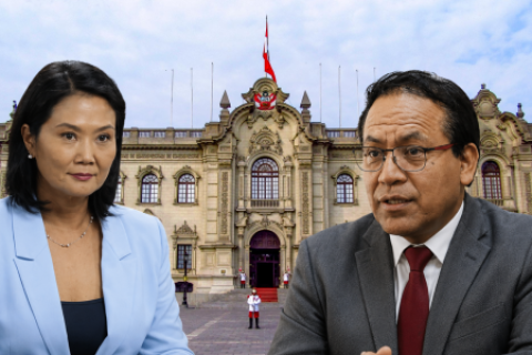 Keiko Fujimori y Roberto Sánchez
