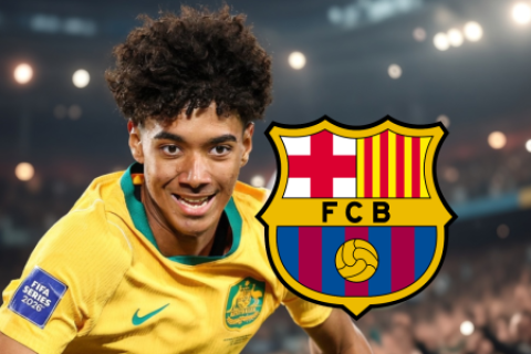 Lucas Herrington en la mira del FC Barcelona Australia Mundial 2026