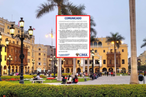 Municipalidad de Lima restablece tránsito en Centro Histórico Día del Padre