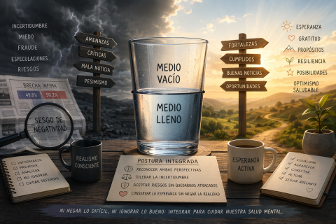 “Piensa positivo”.