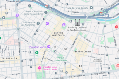 Reabren tráfico Centro de Lima waze Google maps