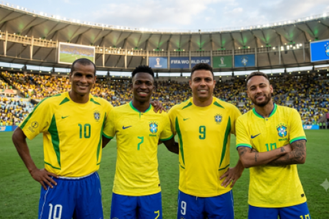 Rivaldo Vinicius Ronaldo Neymar Selección de Brasil 2002 y 2026