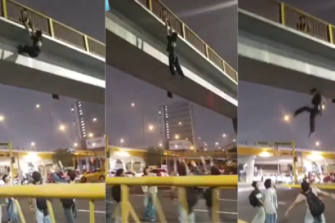 adolescente cae de puente en San Miguel