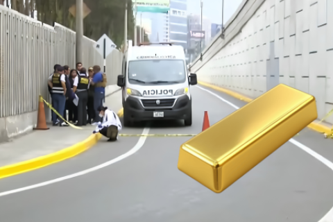 Delincuentes roban lingotes de oro en Surco y dejan un herido