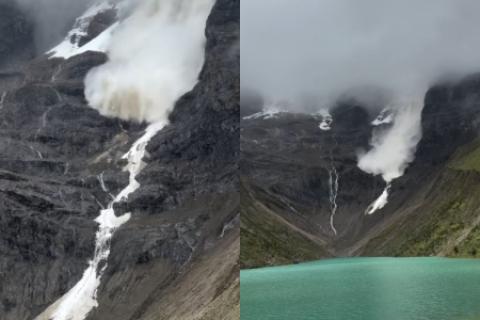 avalancha laguna humantay