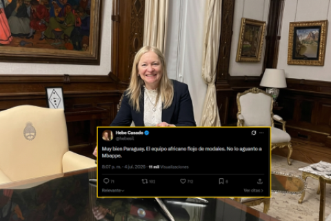 Embajada de Francia declara persona no grata a vicegobernadora argentina