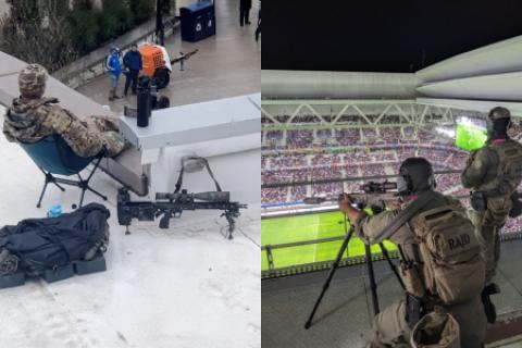 Francotiradores en estadios del Mundial 2026 Estados Unidos