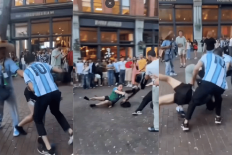 Hinchas argentinos agreden a mexicano habló sobre Las Malvinas