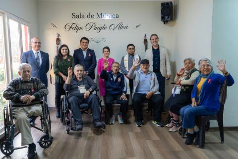 Inauguran sala de música Felipe Pinglo