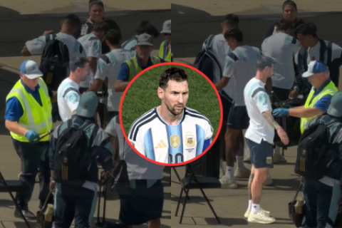 Messi fue cateado aeropuerto Miami Argentina Cabo Verde Mundial 2026