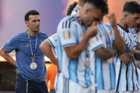 Scaloni refiere rumores sobre vestuario partido de Argentina previo a final