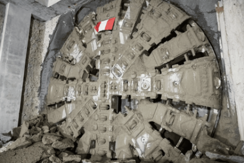 Tuneladora Micaela cruza por debajo del río Rímac Metro de Lima y Callao