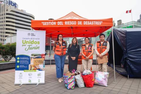 San Isidro impulsa campaña solidaria para recolectar ayuda por sismo en Junín