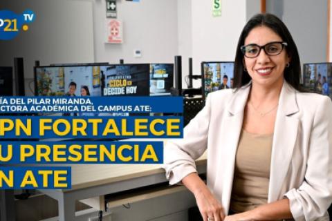 La directora académica del campus Ate, María del Pilar Miranda.