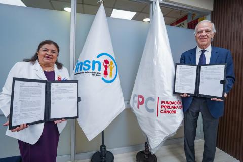INSN San Borja y Fundación Peruana de Cáncer